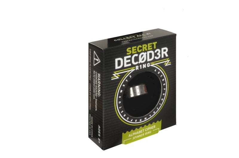 Retroworks Secret Decoder Ring: Alphabet Shift Silver Size 06 - Image 2